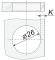 Мебельная петля H502C/1410 Мебельная петля H502C/1410