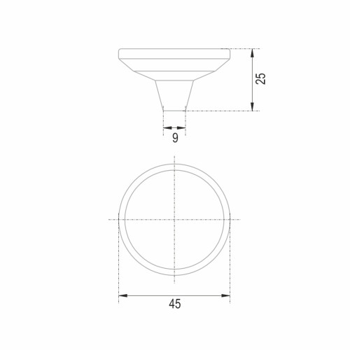 Мебельная ручка SFERA BASICO RC521GR.1/W Мебельная ручка SFERA BASICO RC521GR.1/W
