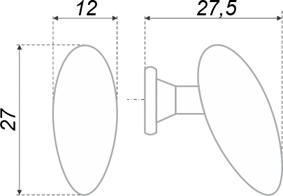 Мебельная ручка RC003CP.4
