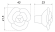 Мебельная ручка LULU ROSE RC087AS/SG.4