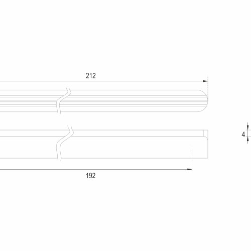Мебельная ручка SHELL RS064SC.4/192