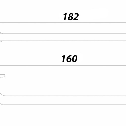 Мебельная ручка ICELINE RS294CHMP.4/160 Мебельная ручка ICELINE RS294CHMP.4/160