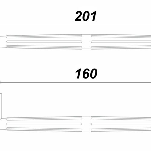 Мебельная ручка TILDA RS308MBSG.4/160 Мебельная ручка TILDA RS308MBSG.4/160