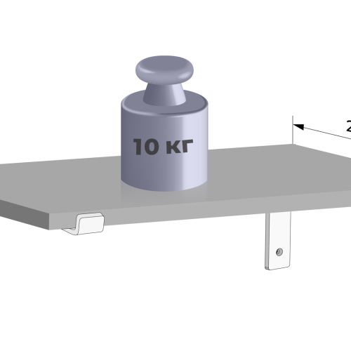 Полкодержатель PLACE P302W.4 Полкодержатель PLACE P302W.4